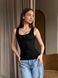 Чорна утеплена подовжена майка 143 фото 5